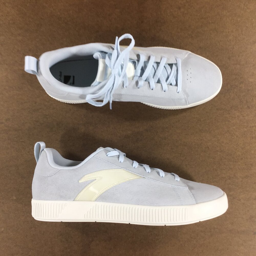 Anta Sportstyle Lace Up Sneakers Mens Size 13 Light Blue Suede